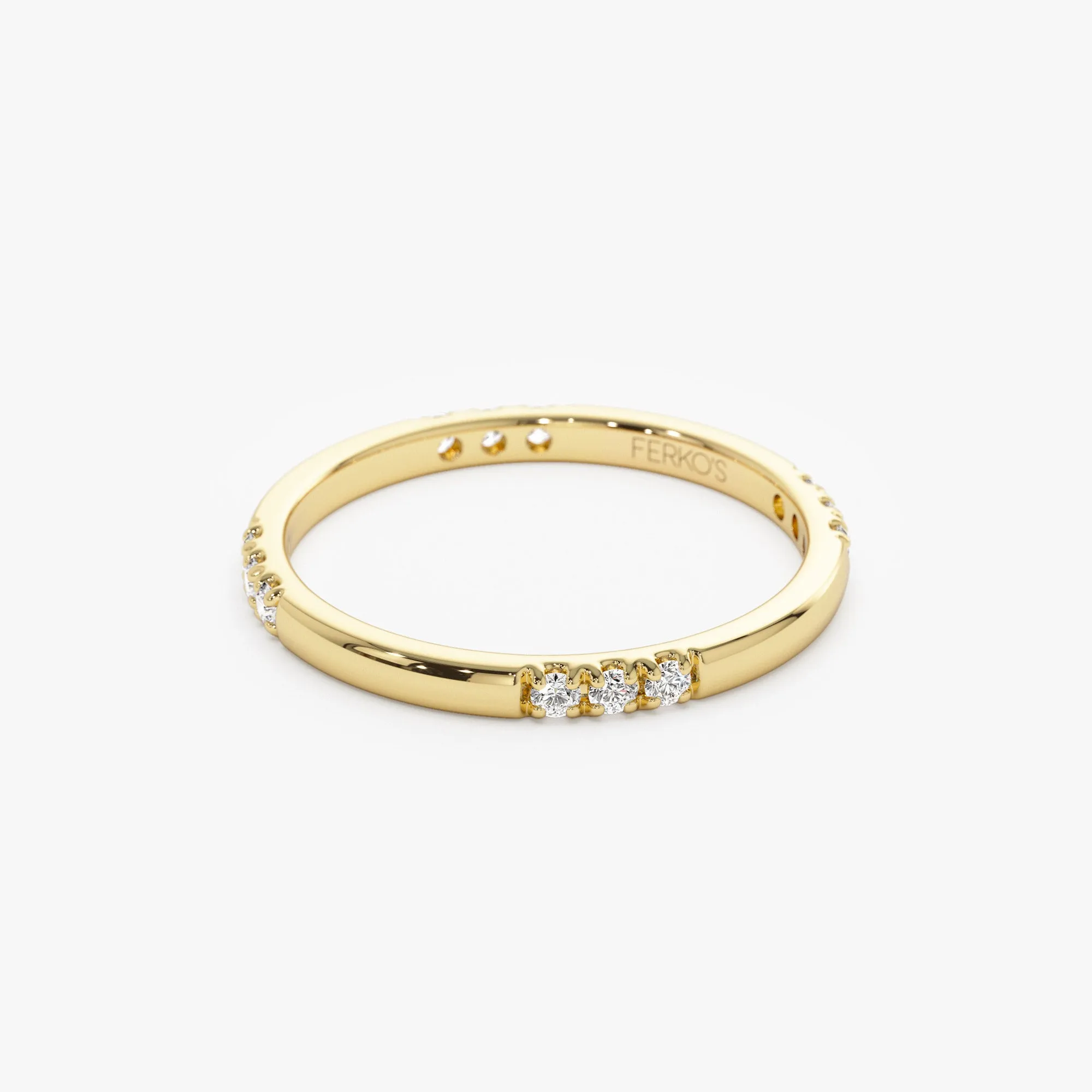 14k Multi Station Diamond Eternity Ring