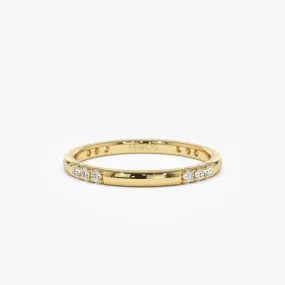 14k Multi Station Diamond Eternity Ring