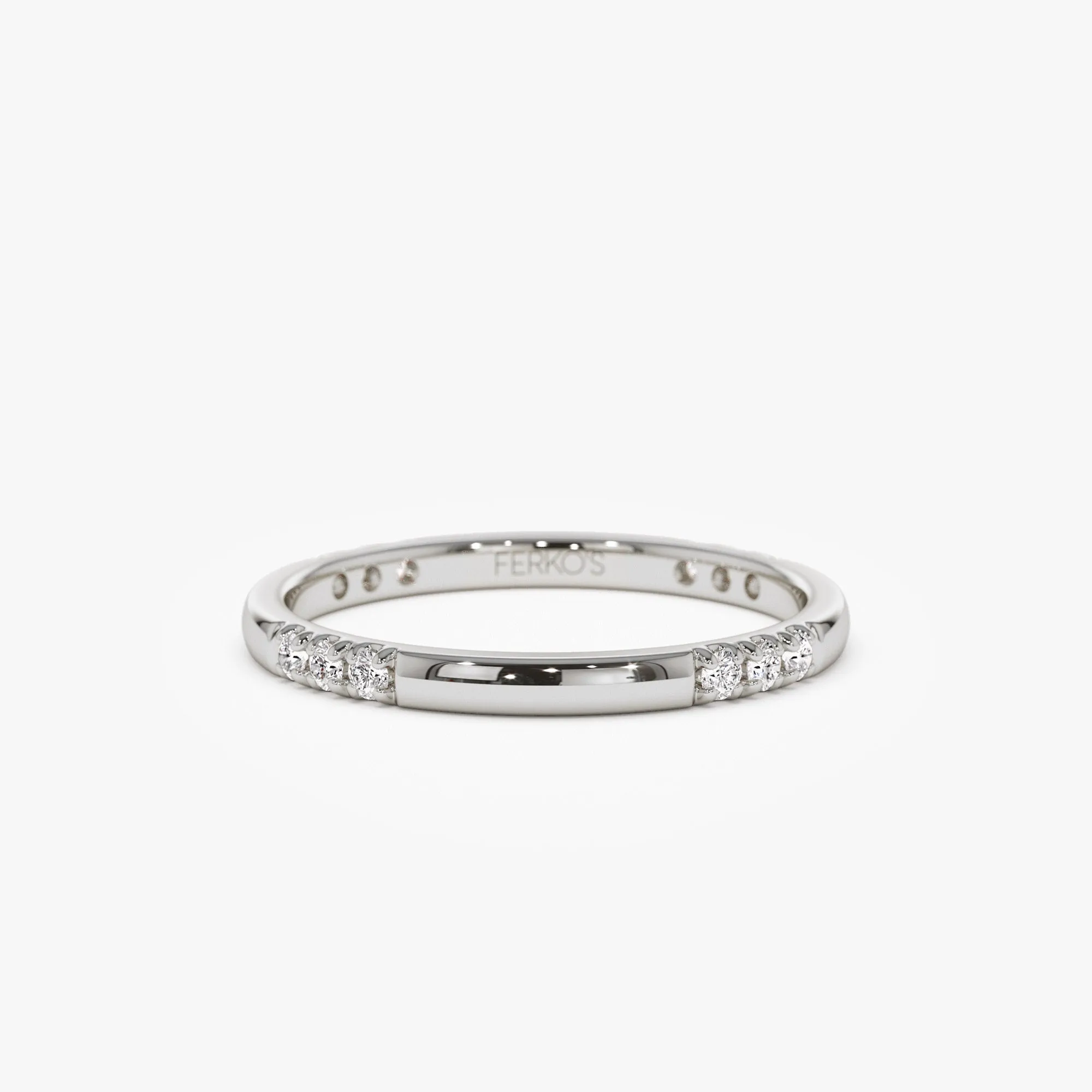 14k Multi Station Diamond Eternity Ring