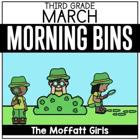 3rd Grade March Morning Bins