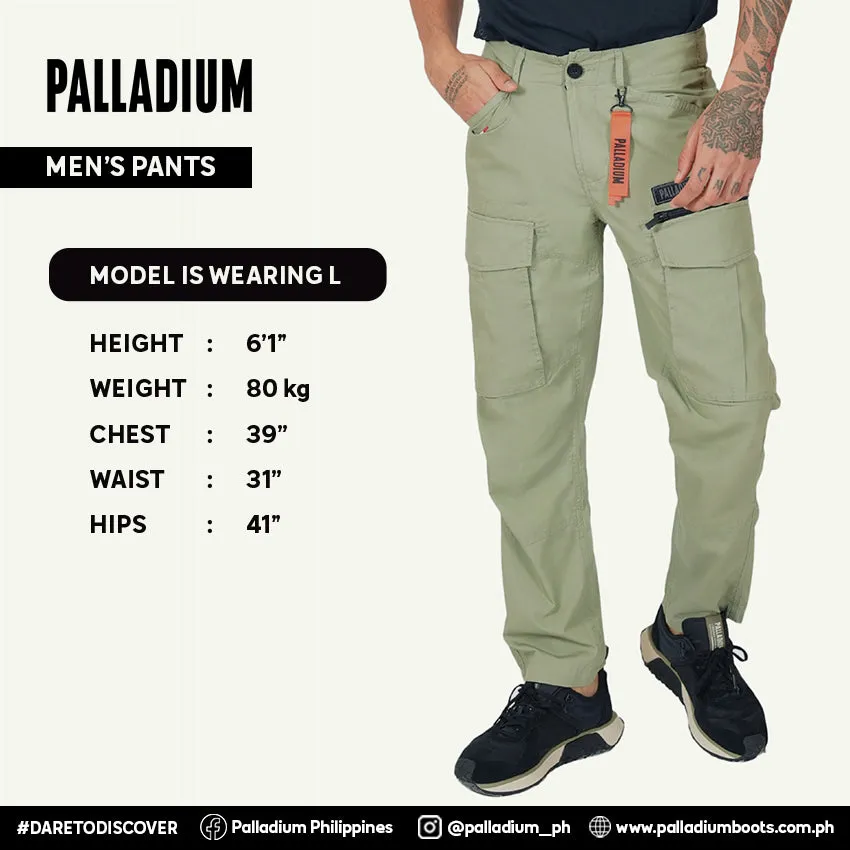 CARGO PANTS AVN PATCH MEN'S PANTS -  VETIVER