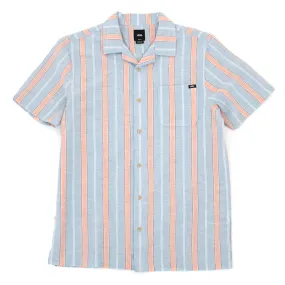 Carnell S/S Buttondown Shirt (Dusty Blue / Copper Tan) VBU