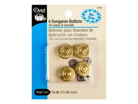 Dungaree Buttons 5/8"