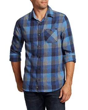 Flag & Anthem -Jamesport, Lightweight Flannel Single Pocket Long Sleeve Men's Shirt