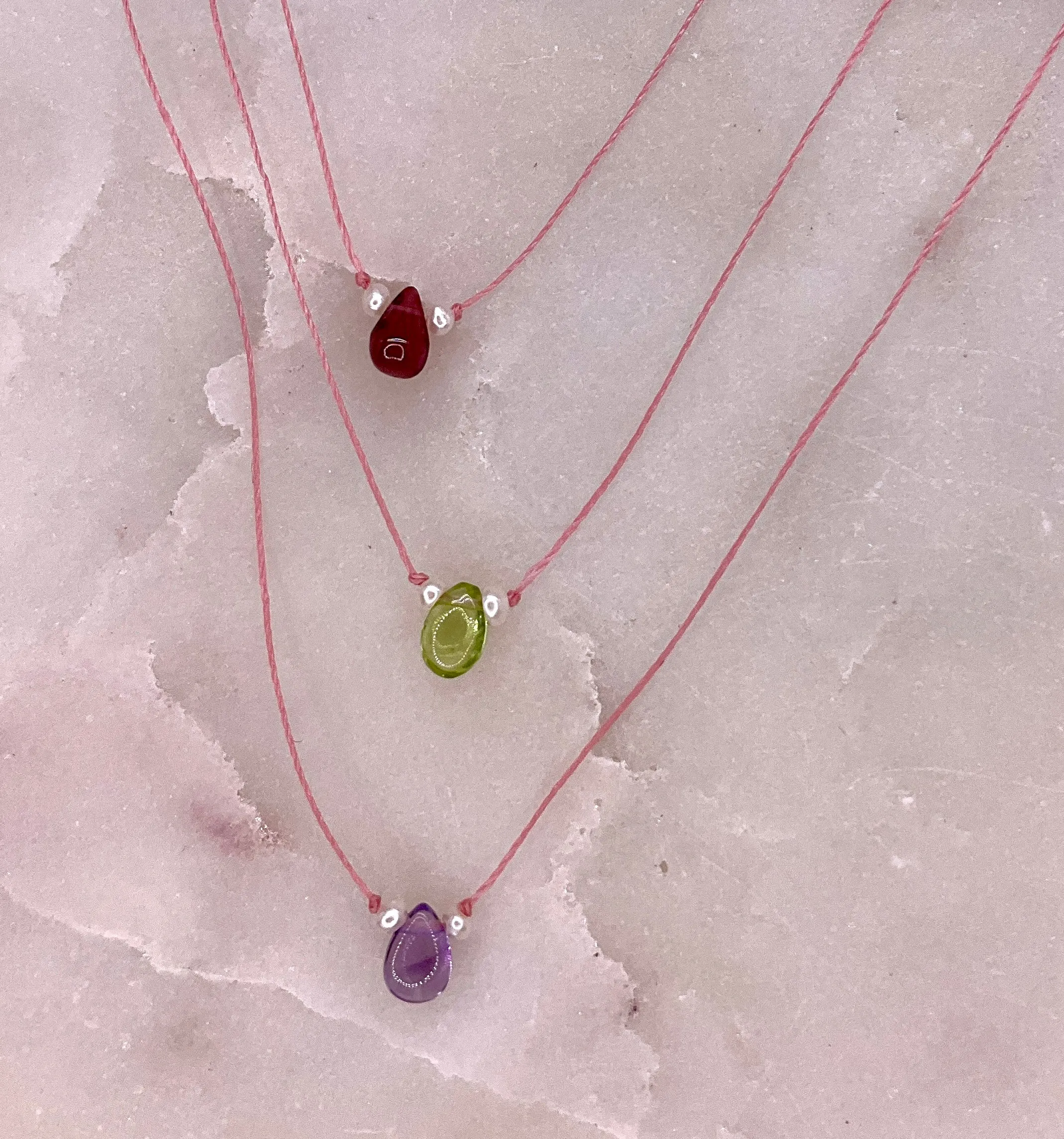 Garnet Intention Necklace