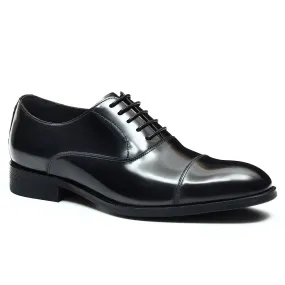 Glossy leather oxford shoes