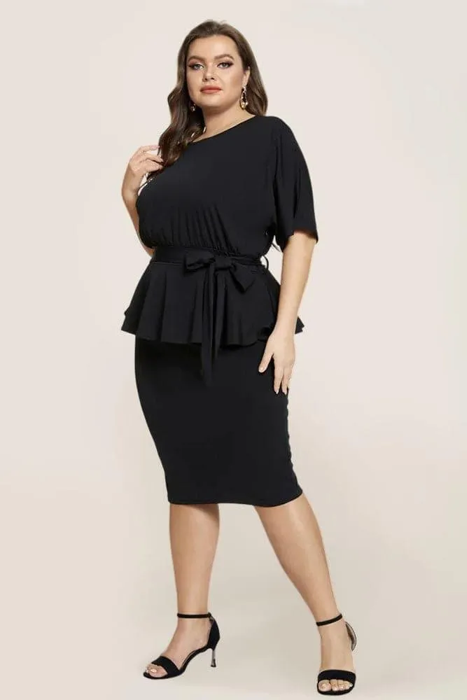 HN Twinset Scoop Neck Bodycon Dress