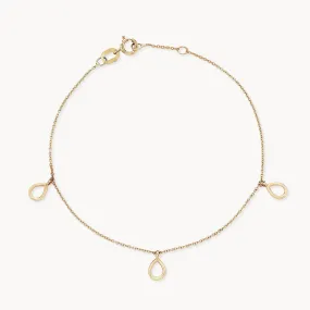 Honey dipper bracelet - 14k yellow gold