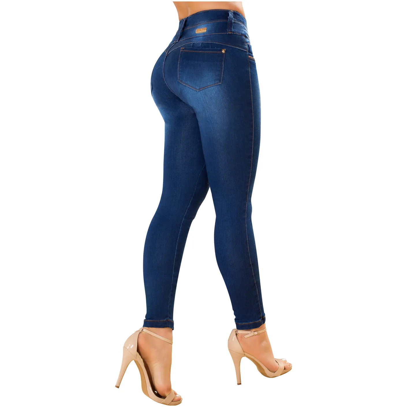 LT. Rose AS3B01 | Colombian Washed-out Butt Lifting Skinny Jeans