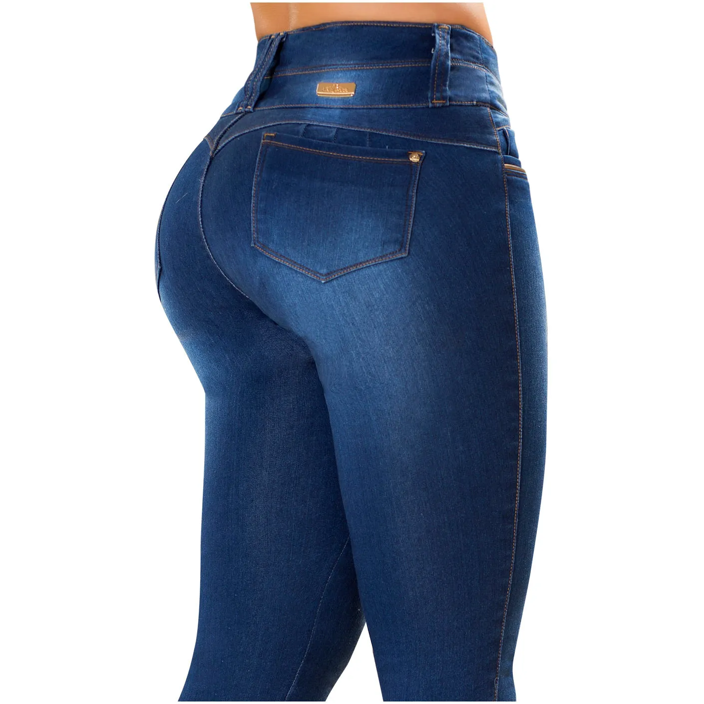 LT. Rose AS3B01 | Colombian Washed-out Butt Lifting Skinny Jeans