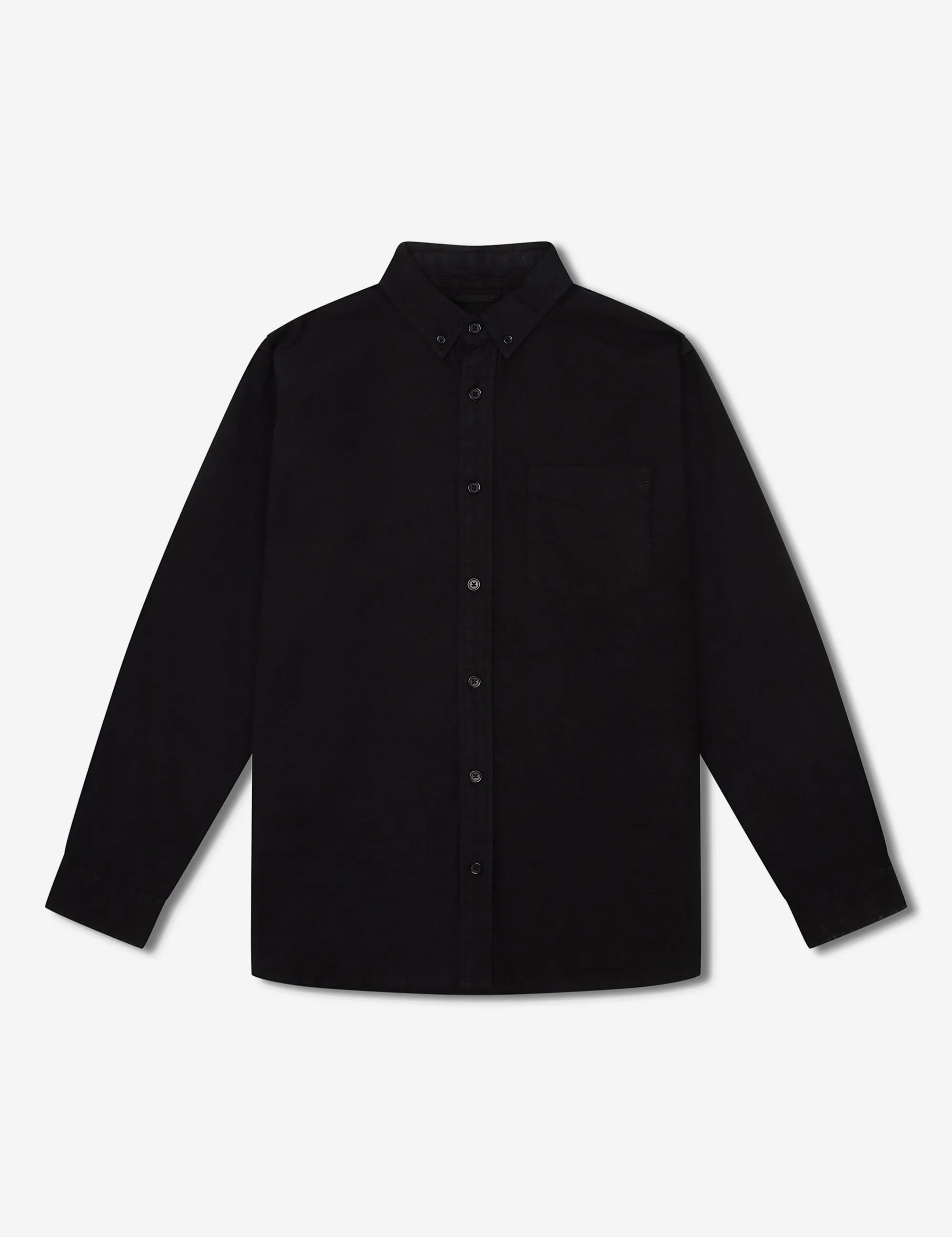 Oxford Long Sleeve Shirt - Black