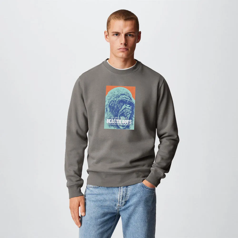 Polo Republica Men's Beastie Boy Printed Long Sleeve Sweat Shirt