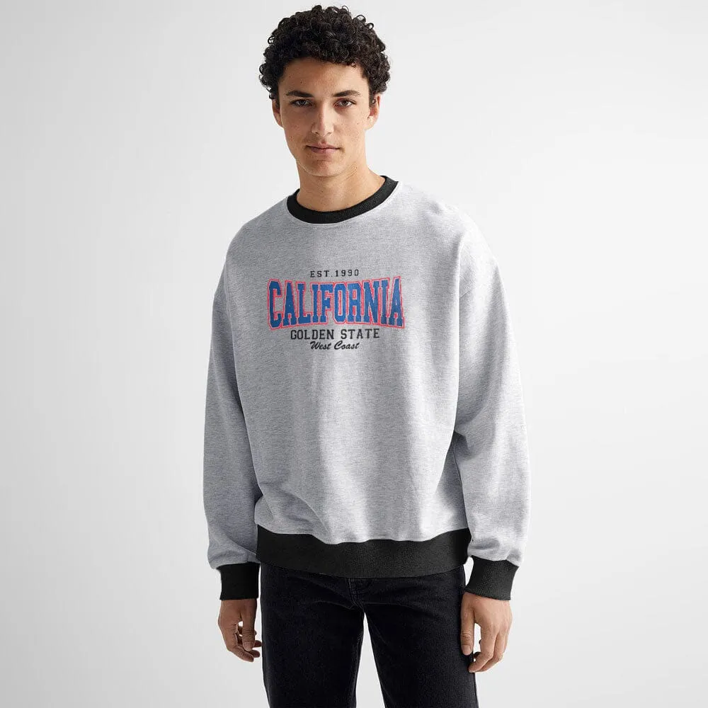 Polo Republica Men's California Printed Fleece Sweat Shirt