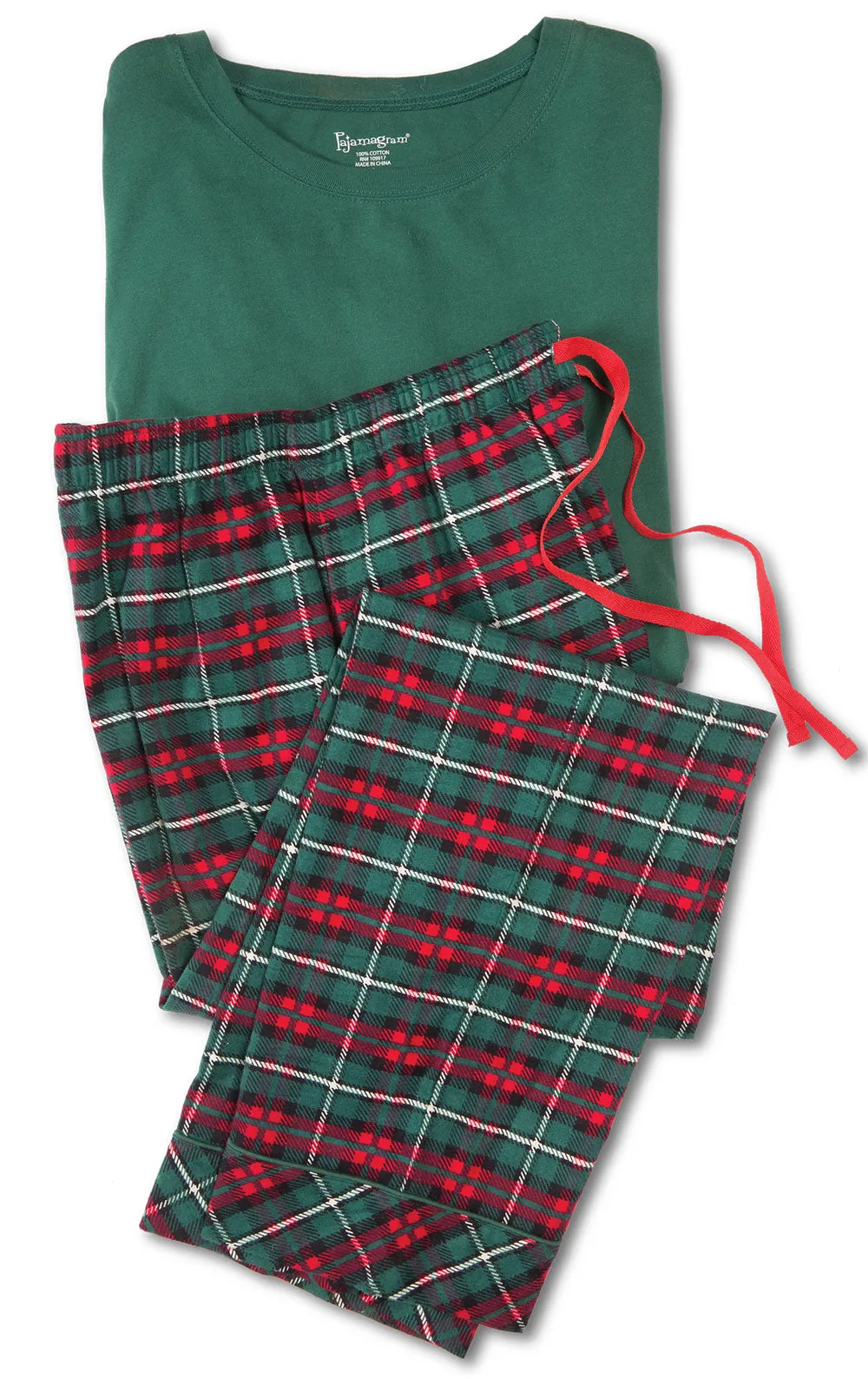 Red & Green Christmas Men's Pajamas - Couples