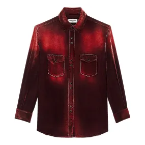 Saint Laurent Acid-Wash Shirt