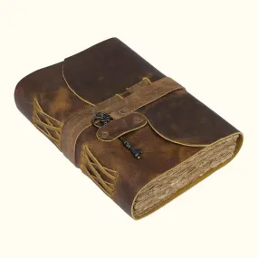 The Shooting Star  - Vintage Buffalo Leather Diary