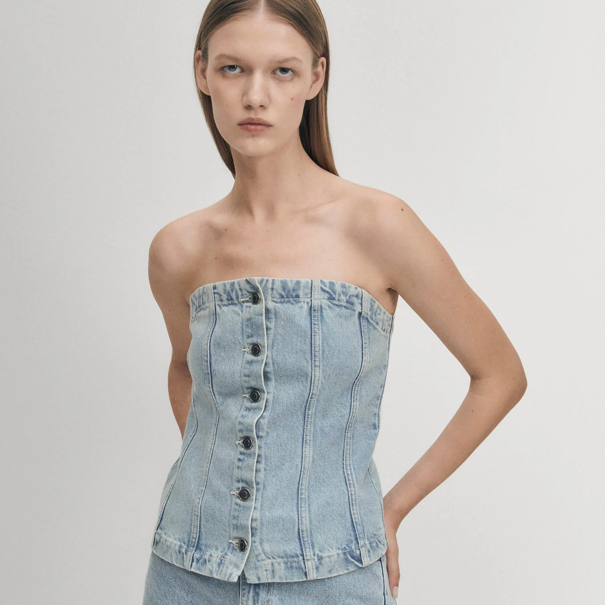 Troyes Blue Denim Tank